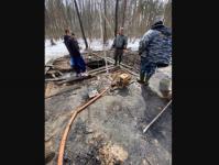 Сожжённый вандалами спуск к купели восстанавливают в Балахнинском районе 