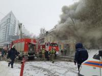 Пожар в историческом доме на Звездинке ликвидирован на площади в 350 кв.м 