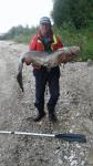 Нижегородец поймал на Горьковском водохранилище сома-гиганта 