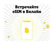 eSIM от Билайн: дистанционное подключение за 5 минут 