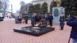 Вечный огонь зажжен в Княгинине Нижегородской области 